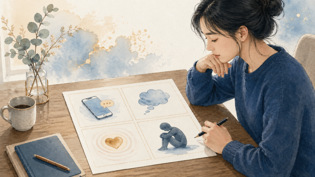 내 안의 약한 자리는 어떻게 찾을까 — 종이 한 장에서 시작하는 멘탈 들여다보기